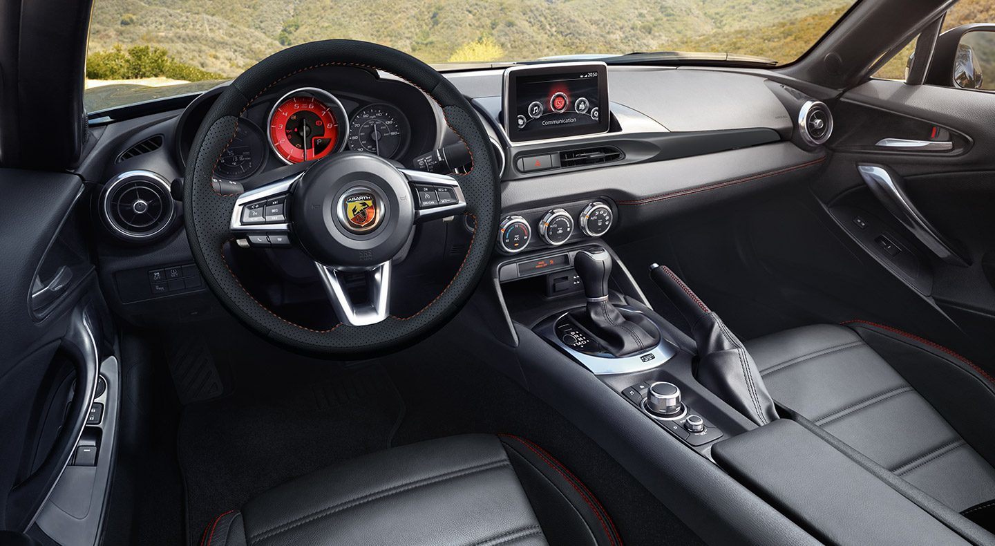 2019 FIAT 124 Spider Frown Leather Front Interior Picture
